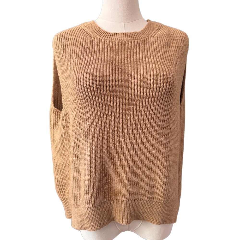 Banana Republic Camel Ribbed Sweater Vest size Medium